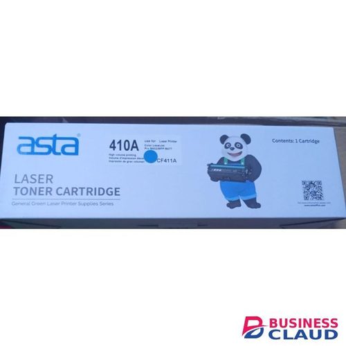 Asta 410A Asta (CF411A) CYAN Toner +FREE EXECUTIVE PEN