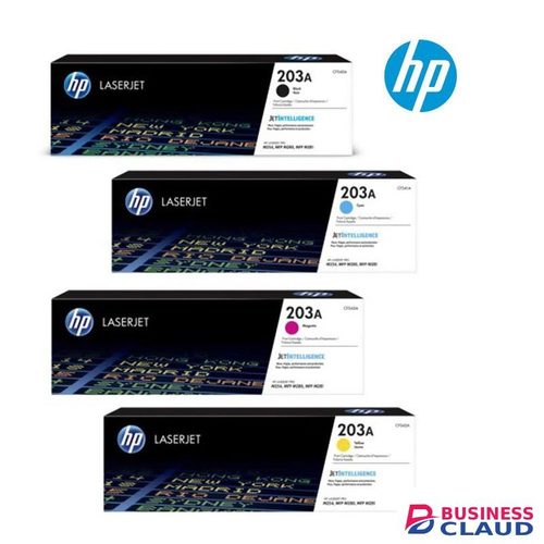HP toner 203A set LaserJet Toner Cartridges New (CF540,541,542,543), For Printer