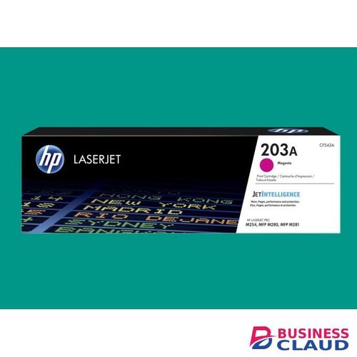 HP 203A Magenta (CF543A) LaserJet Toner For Color LaserJet Pro M254dw/M254nw/MFP M280nw/MFP M281fdn/MFP M281fdw