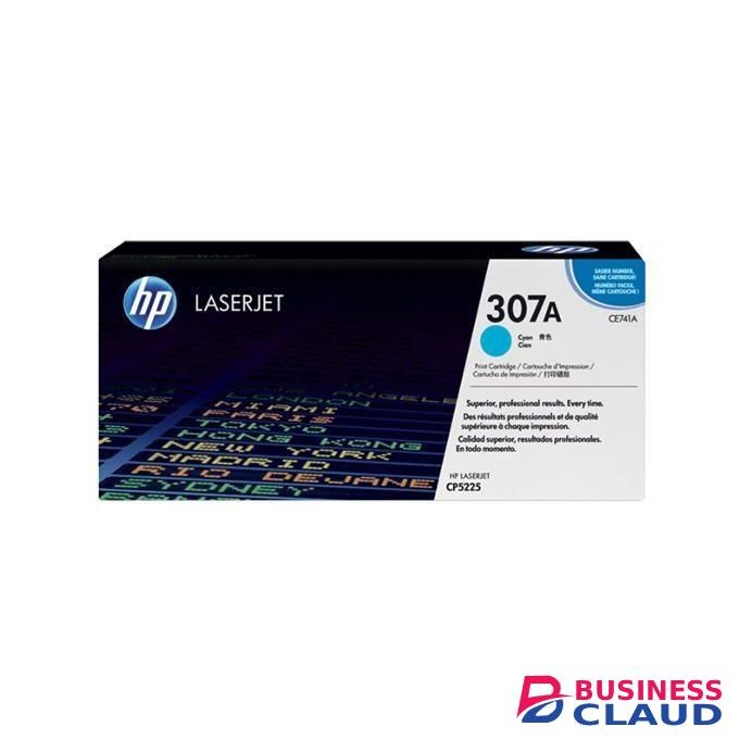 HP 307A Cyan LaserJet Toner Cartridge (CE741A)