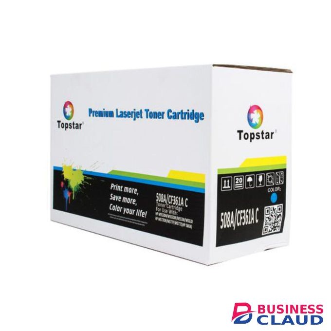 Topstar 508A Cyan LaserJet Toner Cartridge (CF361A)