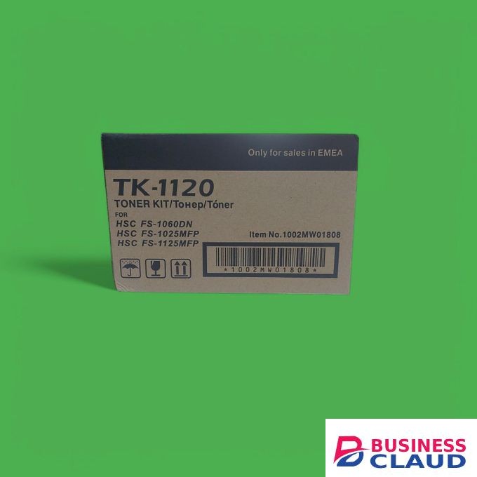 Kyocera TK1120 Toner Cartridge , High Yield Black Toner for FS-1030MFP, FS-1025MFP Printers