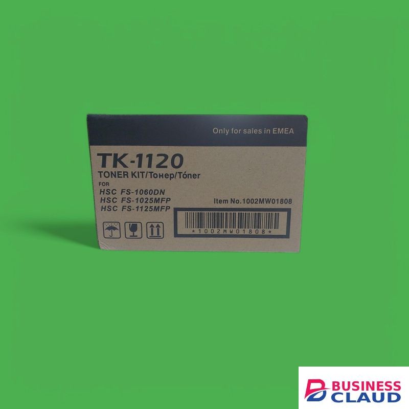 Kyocera TK-1120 Toner Cartridge – High Yield Black Laser Toner for FS-1060 / FS-1025 / FS-1125 Printers