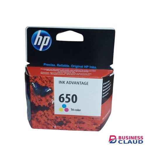 HP 650 Tri-color Original Ink Advantage Cartridge (CZ102AE)
