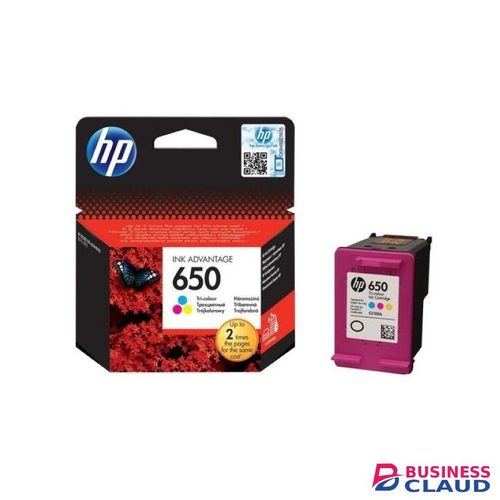 HP 650 Ink Cartridge- Tri Color