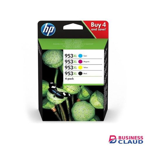 HP 953XL High Capacity Multipack - Full Set of 4 Ink Cartridges - 3HZ52AE (Original)