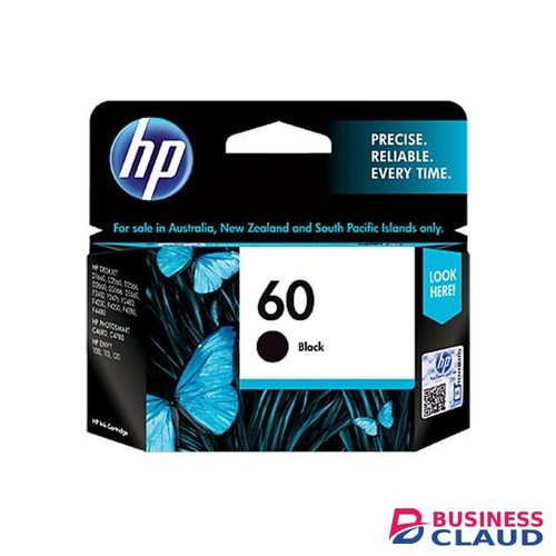 HP 60 Black Original Ink Cartridge (CC640WA) +FREE EXECUTIVE PEN