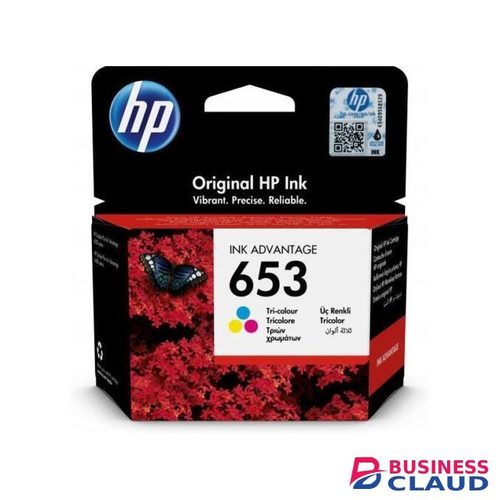 HP 653 Color Original Ink Cartridge +FREE PEN