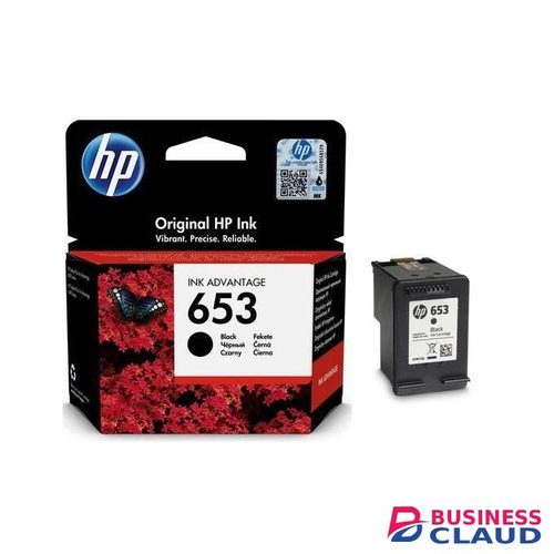 HP 653 BLACK ORIGINAL INK CARTRIDGE +FREE EXECUTIVE PEN