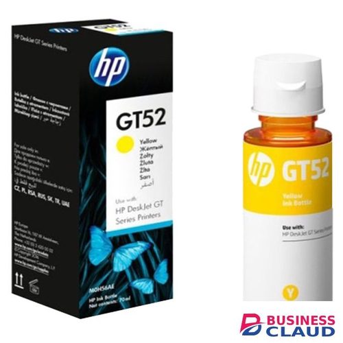 HP GT52 Yellow Original Ink Bottle +FREE EXECUTIVE PEN