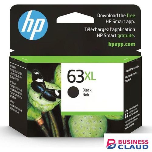 HP 63XL Black High-yield Ink Cartridge + FREE EXECUTIVE PEN