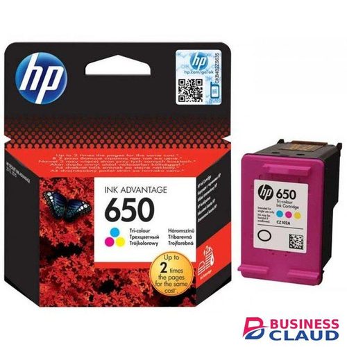 HP 650 Original Ink Cartridge - Tri - Colour