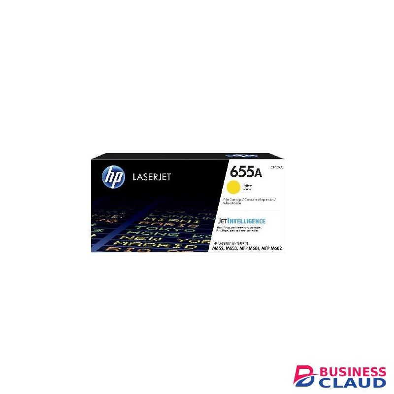 HP 655A Yellow LaserJet Toner Cartridge (CF452A)