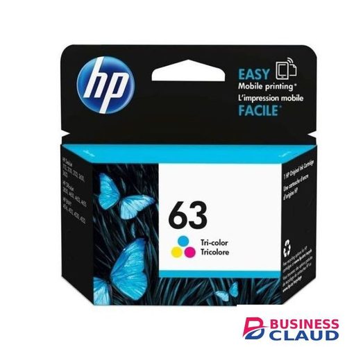 HP Cart 63 Color Original Cartridge +FREE EXECUTIVE PEN