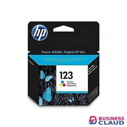 HP 123 Ink Cartridge Tri-color +free Executive Pen