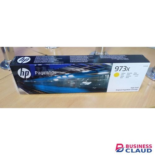 HP 973X High Yield YELLOW Original Page Wide Cartridge +FREE EXECUTIVE PEN