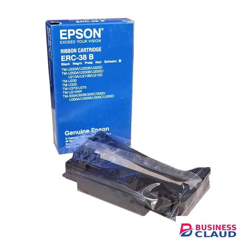 Epson ERC 38B Black Ribbon Cartridge