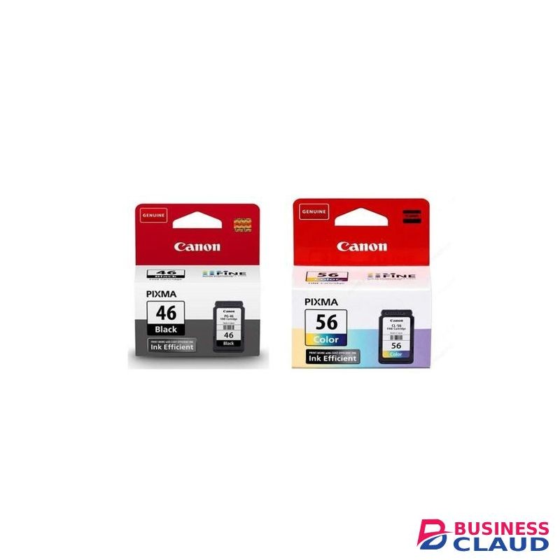 Canon PG-46 CL-56 Ink Cartridge For E404, E464, E484 E474 E414 Pg46 CL56