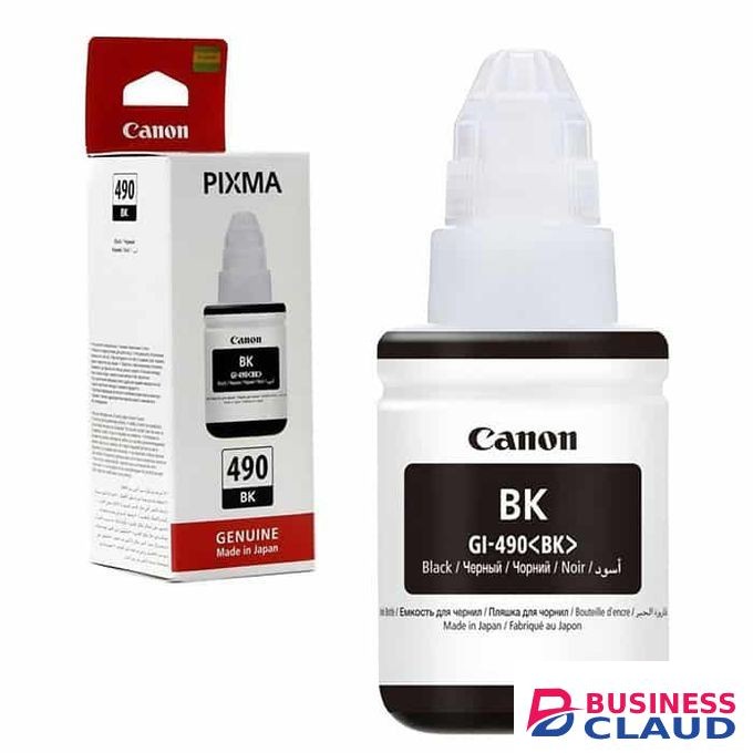 Canon GI-490 Black Ink Bottle +FREE EXECUTIVE PEN