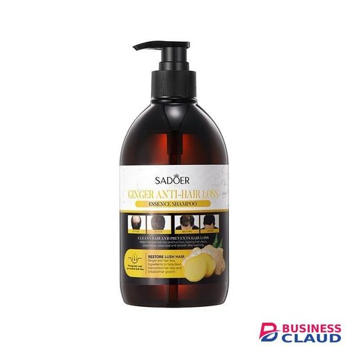 SADOER Anti Hair Loss Treatment Shampoo Essence, Hair Growth Ginger Extract Beard Growth,Hair Growth, Anti Dandruffs Hair Moisturizing Hair Care Shampoo, Derma Roller Compliment In Anti Hair Loss