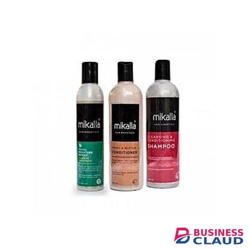 Mikalla Shampoo + conditioner +leave in treatment