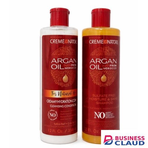 Creme Of Nature Nourish and shine shampoo(354ml) + Intensive Conditioning Treatment (354ml)