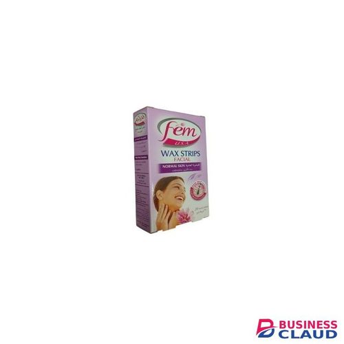Fem Women Facial Wax Strips Normal Skin Calendula Hair Removal