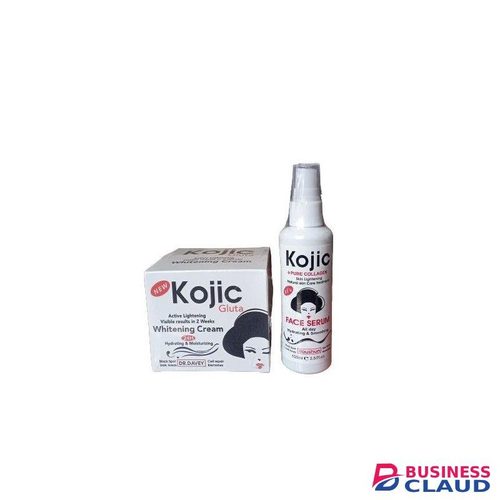Creams Lab dr davey KOJIC GLUTA Face Cream + Roushun KOJIC & PURE COLLAGEN Face Serum. Moisturizes, Smooths