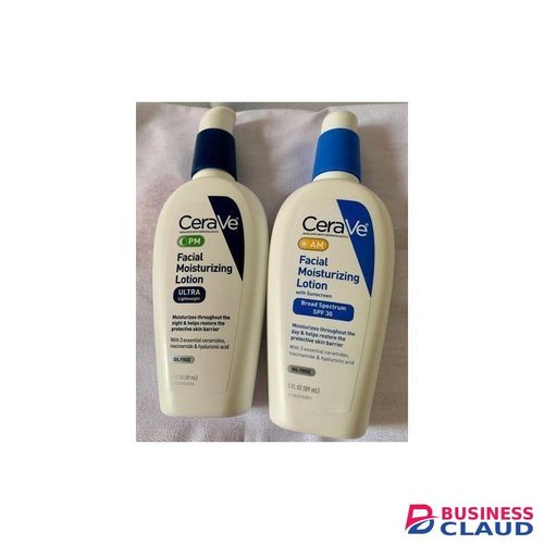 AM and PM Moisturizer Set - Day and Night Face Lotion Bundle