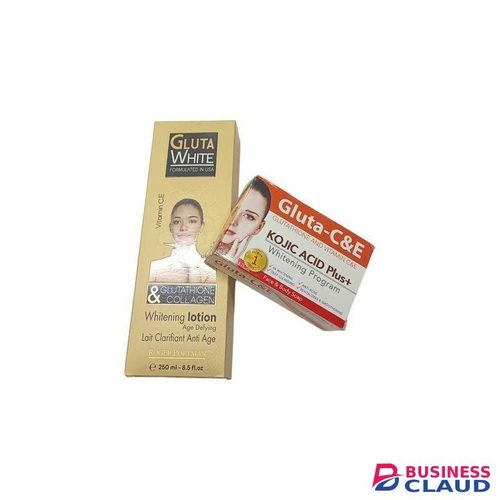 Gluta Glutathione & Collagen Lotion + Kojic Acid Plus Whing Pack