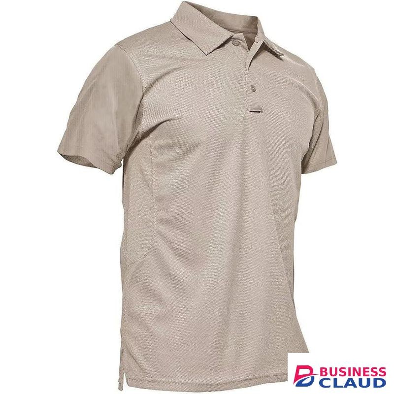 Heavy Duty 100% Cotton Unisex Polo T-Shirt – Beige