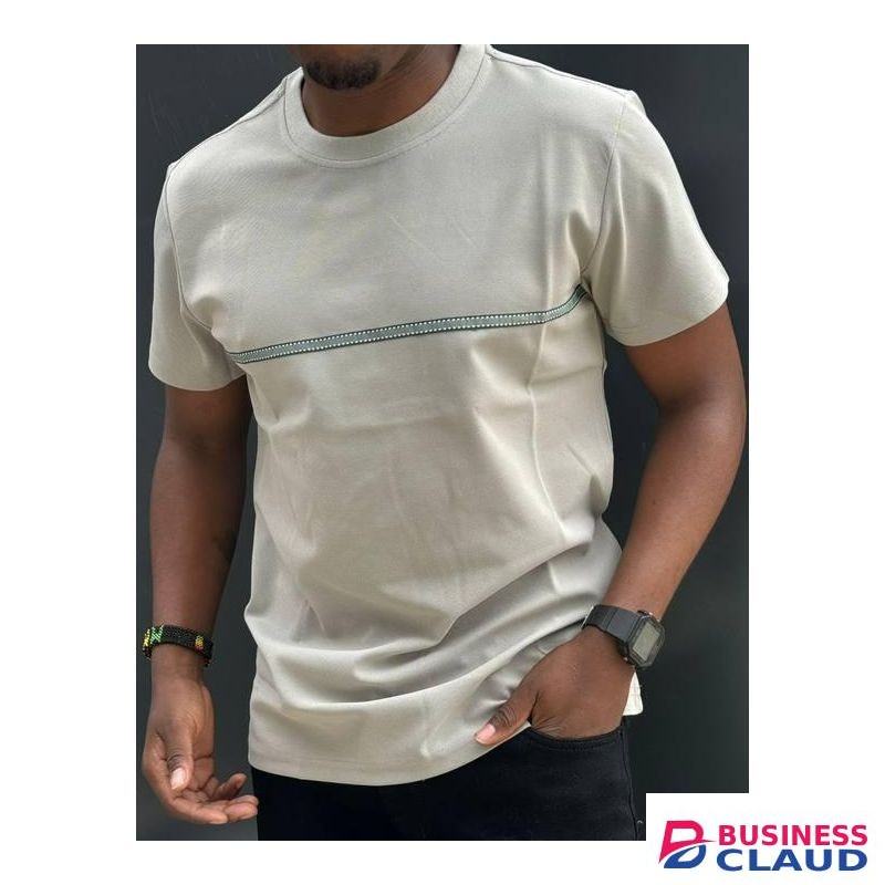 High quality classic multifunctional timeless Men's Short Sleeve Ribbed Shirt: Stretch Bodybuilding Workout Ribbed Knit Tee for Muscle T-Shirts (Beige) sp