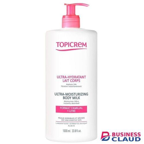 TOPICREM ultra-moisturising body milk, 1000 ml babies, kids, adults
