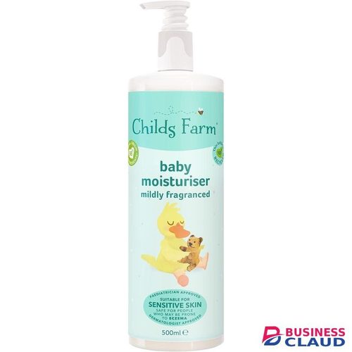 Childs Farm Baby Moisturiser Mildly Fragranced, Suitable for Newborn and Upwards with Normal, Sensitive and Eczema Prone Skin, Contains Shea and Cocoa Butter