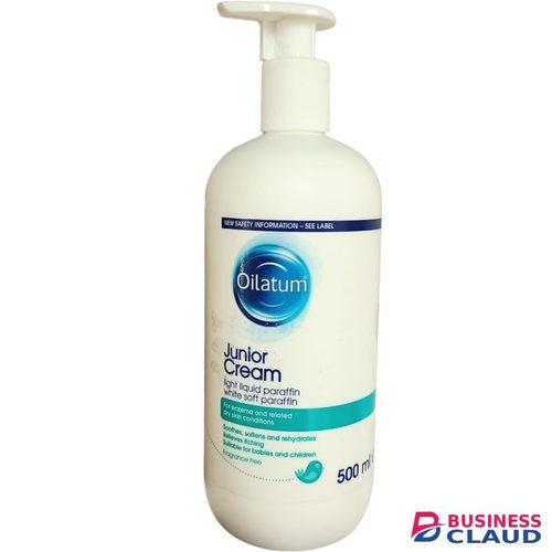 Oilatum JUNOR CREAM Light White Soft Liquid Paraffın SOOTHES SOFTENS REHYDRATES ITCHING Babies & Children For ECZEMA OTHER DRY SKIN CONDITIONS jm