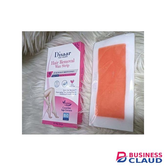 Disaar Hair Removal Wax Strip, Quick Hair Removal -20 Wax Strips