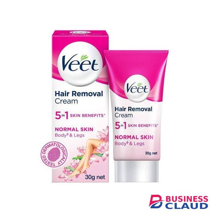 Veet Hair Remover Wax Strip Kit With Shea Butter For Normal Skin