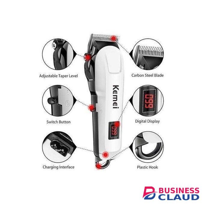Kemei Original ELECTRIC SHAVER. NEW ARRIVALS BEST QUALITY Rechargeable Hair Shaver Clipper /Shaving Machine . Adopt Stainless Steel Blade Which Is Durable Non-irritating Trimming On Even Sensitive Skin