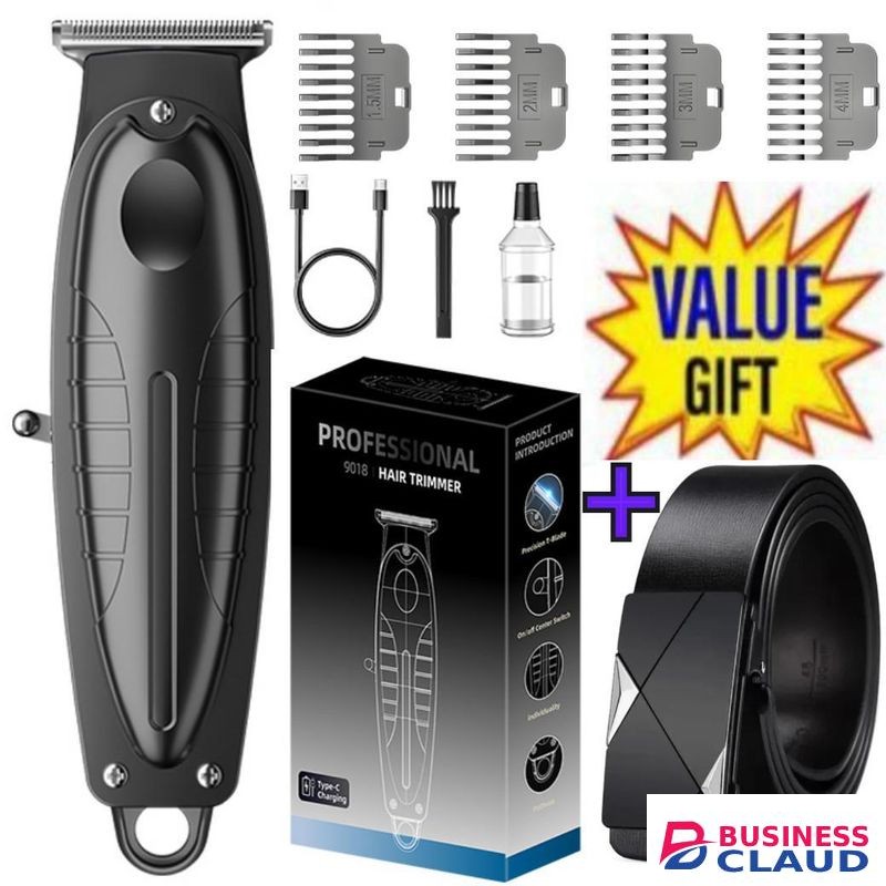 Affordable Barber Shaving Machine-Kinyozi // Shaver // Kinyozi // Best Kinyozi // BEST Rechargeable Smooth Hair Shaving Machine +Free Leather Belt