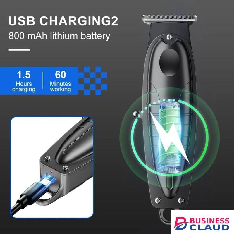 Professional Electric Barber Hair Trimmer For Men Beard Hair Clipper Cordless Hair Cutting Machine Rechargeable