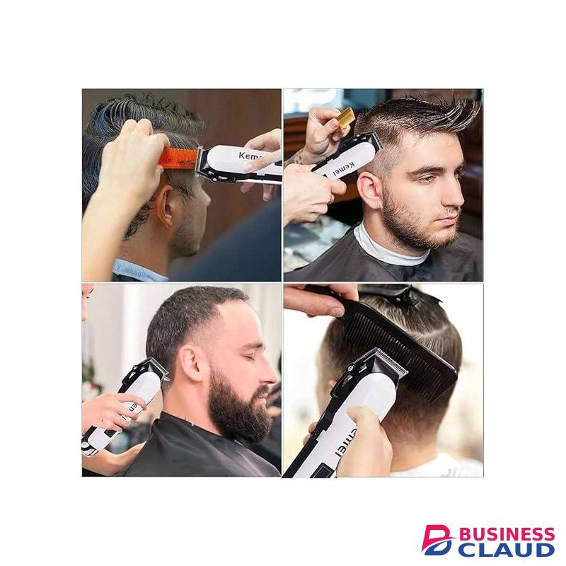 Kemei Km-809A Professional Rechargeable Cordless Hair Clipper Set For Men