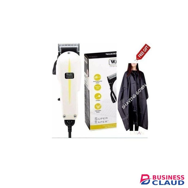 Super-Taper Hair Shaving Machine + Shaving Gown