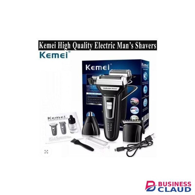 Kemei 3 In 1 Rechargeable Nose Beard Ear Sideburns Hair Trimmer