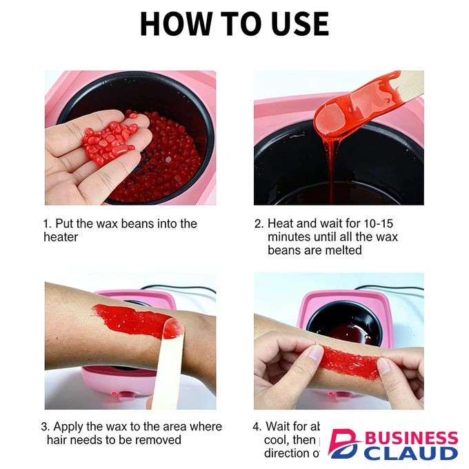 Spa HARD WAX BEANS DEPILATORY HARD WAX BEADS FOR HAIR REMOVAL - STRAWBERRY