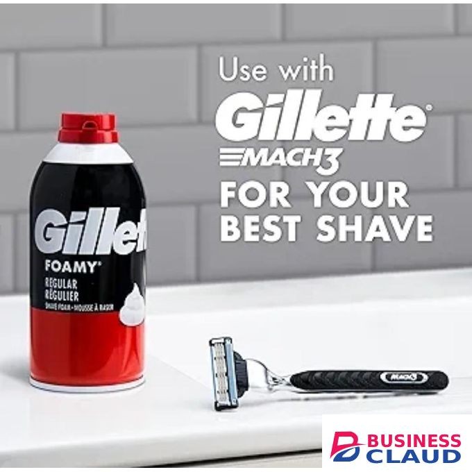 Gillette Foamy Regular Classic Shaving Cream for Men. Protection Against Shaving Irritation. Quick and Smooth Shave shaving cream. 11 Oz