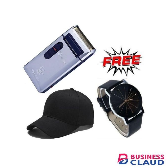 YONDOU Rechargeable Smoother And Shaver + Free Cap & Watch