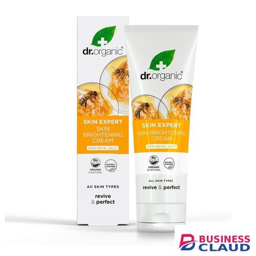 Dr. Organic Skin Expert Skin Brightening Cream with Royal Jelly 125ml-Lightens, Brightens, Perfects-Healthy-ageing, brightening skin