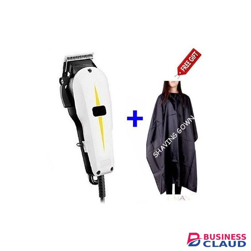 Geemy Professional / Kinyozi Hair Cutting/Shaving Machine + FREE Gown