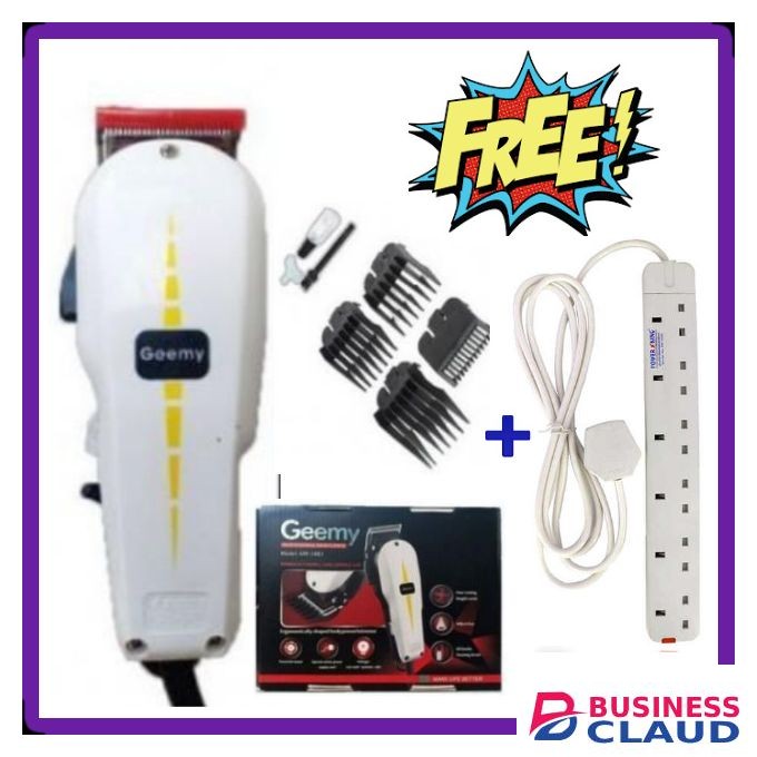 Geemy Professional Hair Clipper/Shaving Mashine-Kinyozi + Gift
