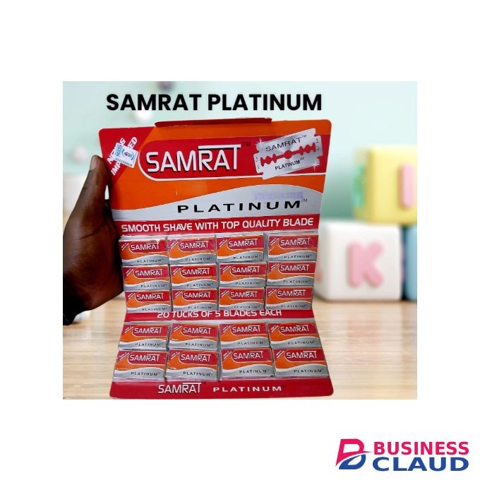 SAMRAT 100 Pcs Stainless Sharp Razor Blades
